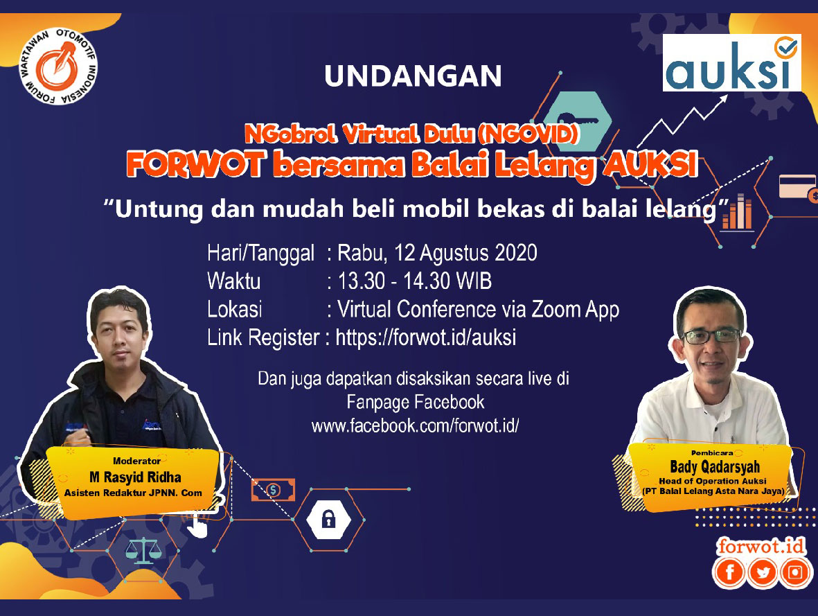 Auksi Ngobrol Virtual Bersama Forum Wartawan Otomotif